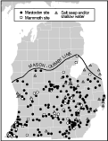 Mastodon and Mammoth Sites